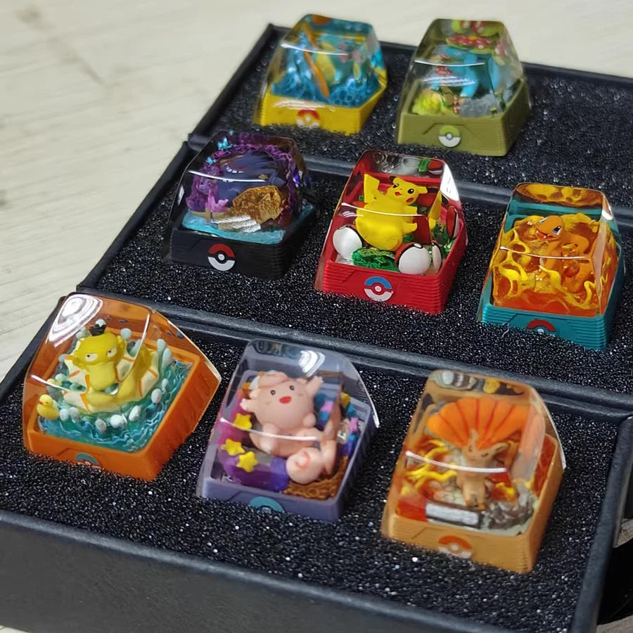 Custom Pokemon Resin Keycaps