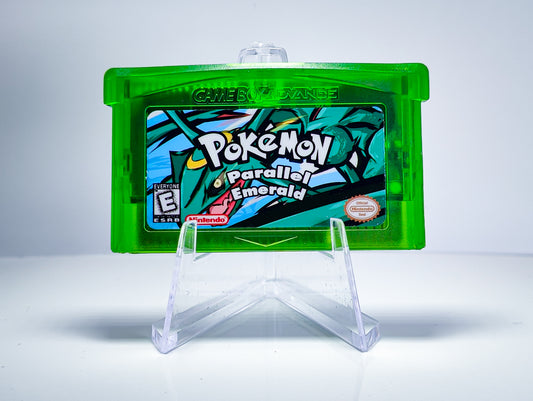 Pokemon Parallel Emerald GBA ROM Hack Cartridge (Case & RTC Option)