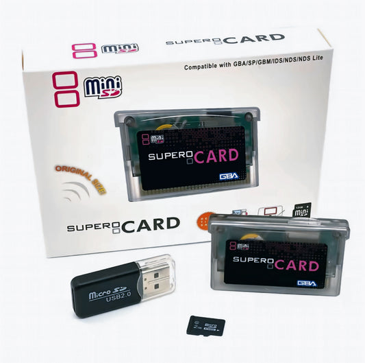 GBA Super Micro SD Flash Cartridge (2GB SD Included)