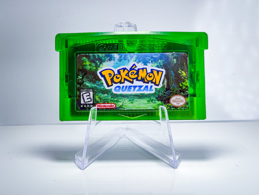 Pokemon Quetzal GBA ROM Hack Cartridge (Case & RTC Option)