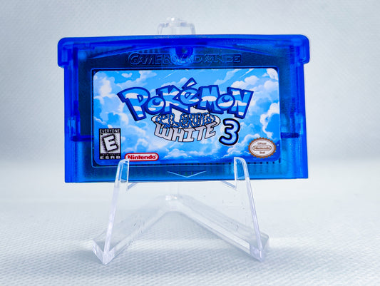 Pokemon Cloud White 3 GBA ROM Hack Cartridge (RTC Option)