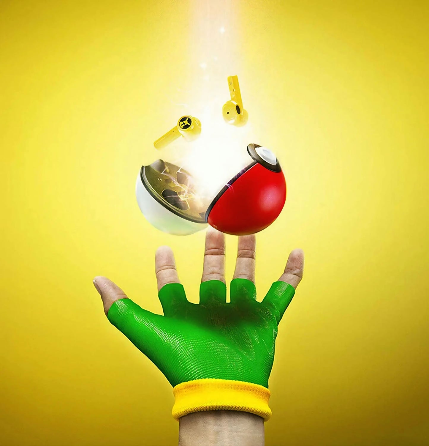 Razer Pikachu Bluetooth 5.0 Earbuds With PokeBall Case