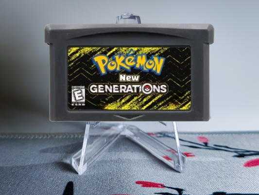 Pokemon New Generations GBA ROM Hack Cartridge (RTC Option)