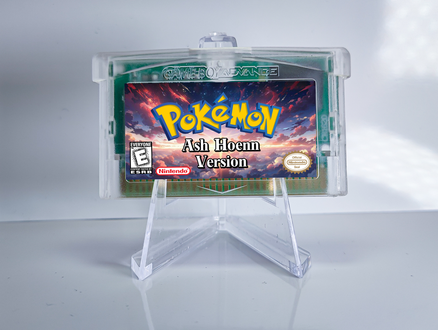 Pokemon Ash Hoenn GBA ROM Hack Cartridge (RTC Option)