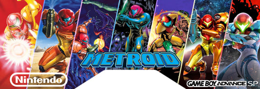 GBA SP Back Label "Metroid"