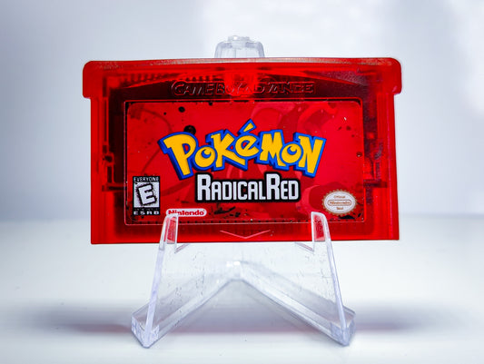 Pokemon Radical Red GBA ROM Hack Cartridge (Case & RTC Option)