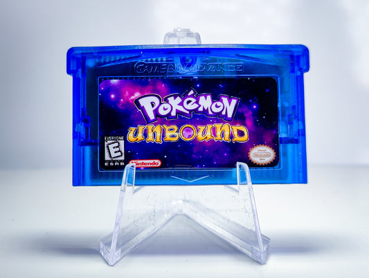 Pokemon Unbound GBA ROM Hack Cartridge (Case & RTC Option)