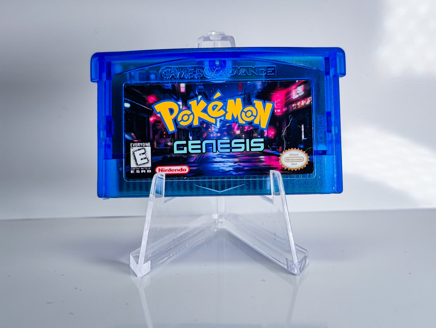 Pokemon Genesis GBA ROM Hack Cartridge (RTC Option)