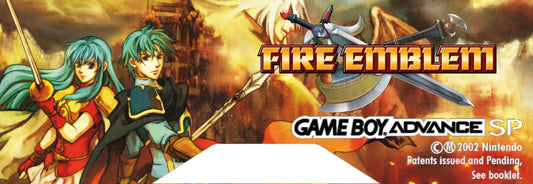 GBA SP Back Label "Fire Emblem"