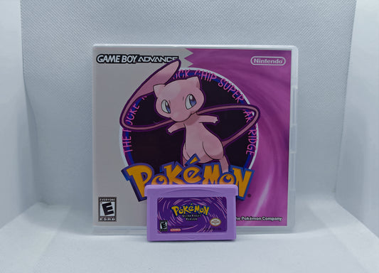 Pokemon Ultra Violet GBA ROM Hack Cartridge With RTC And Case