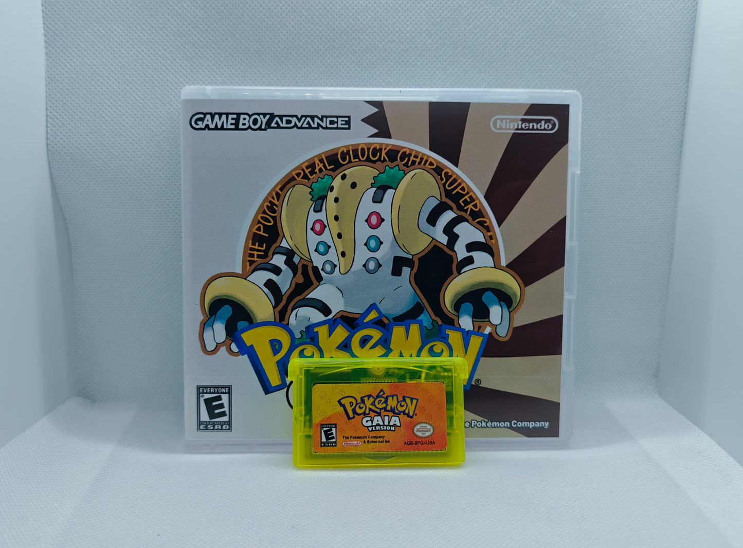 Pokemon Gaia GBA ROM Hack Cartridge With RTC