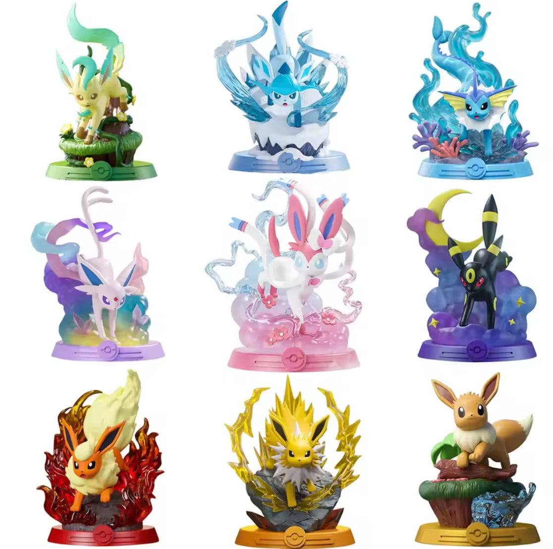 Pokemon Funism Eeveelution Mini Figure Set