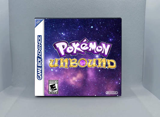 Pokemon Unbound GBA ROM Hack Cartridge (Case & RTC Option)