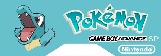GBA SP Back Label "Pokemon Totodile"