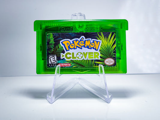 Pokemon Clover GBA ROM Hack Cartridge (Case & RTC Option)