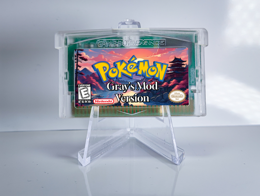 Pokemon Gary's Mod GBA ROM Hack Cartridge (RTC Option)