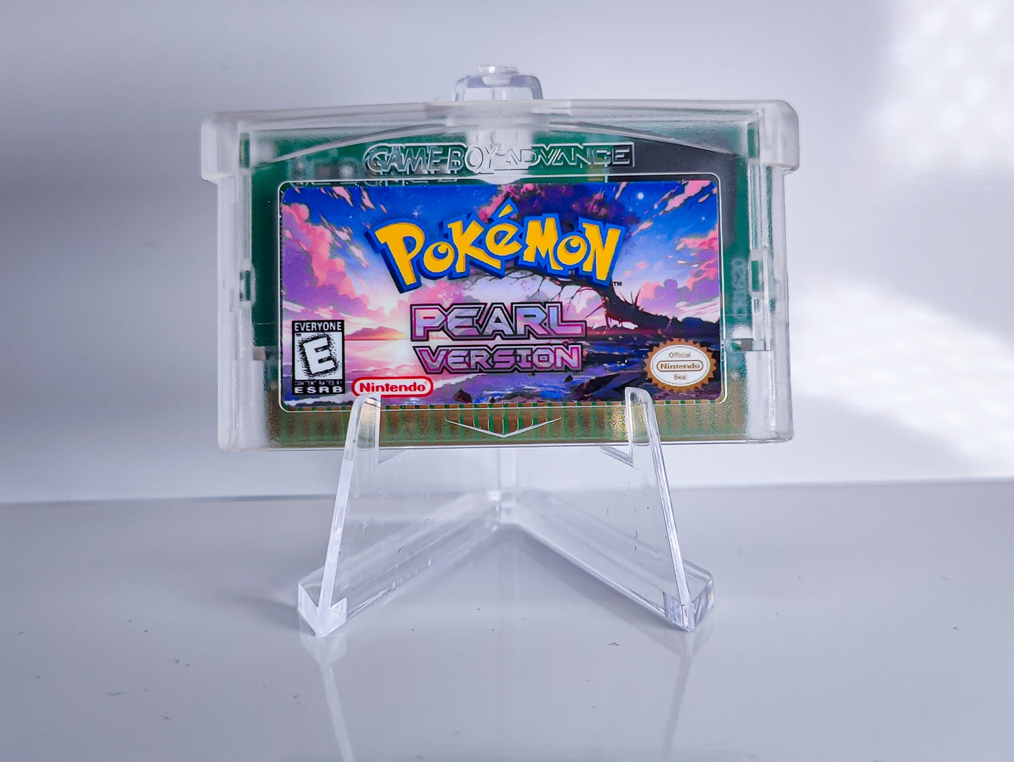 Pokemon Pearl (Perla) GBA ROM Hack Cartridge (RTC Option)