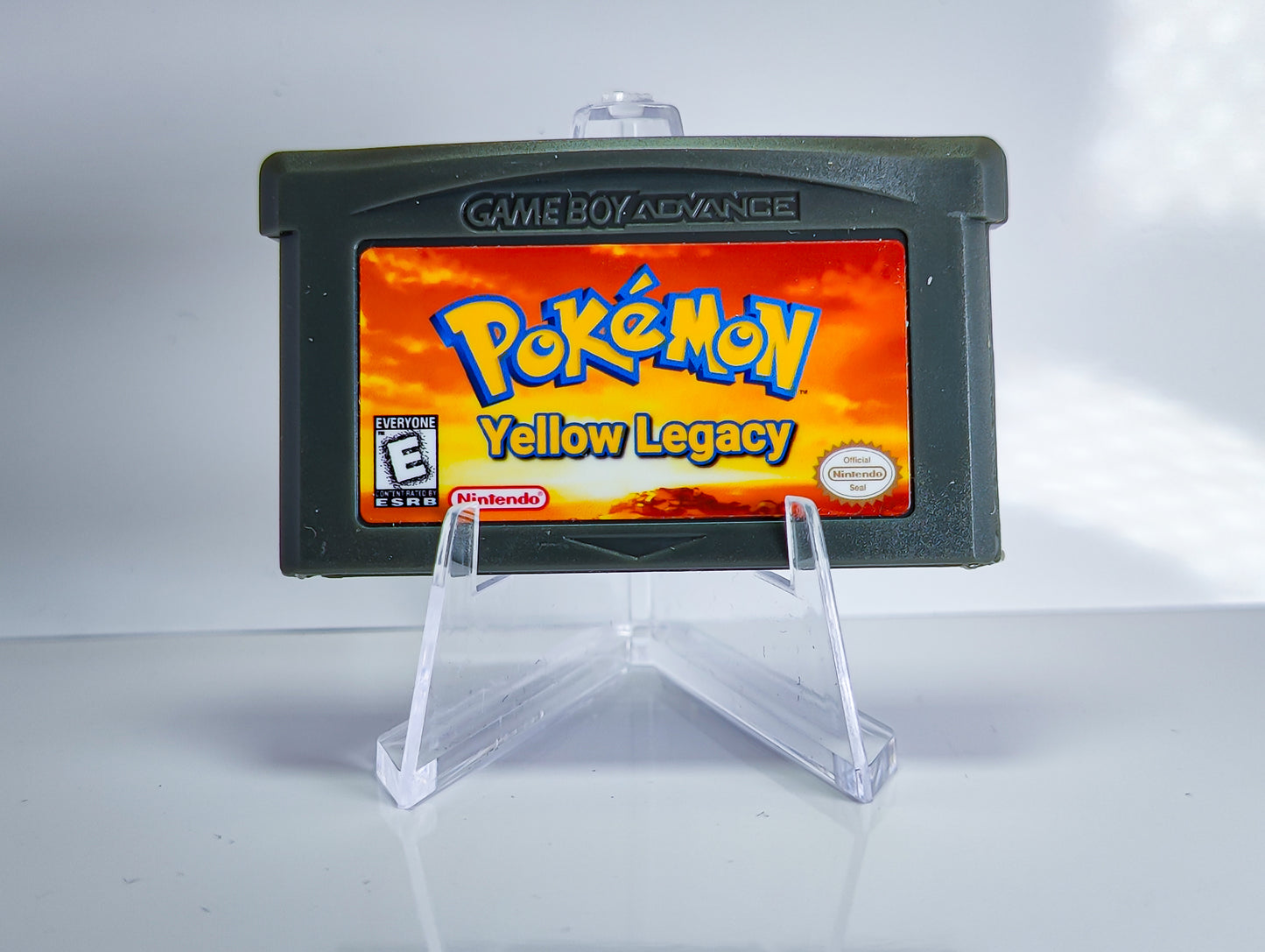 Pokemon Yellow Legacy GBA ROM Hack Cartridge (RTC Option)