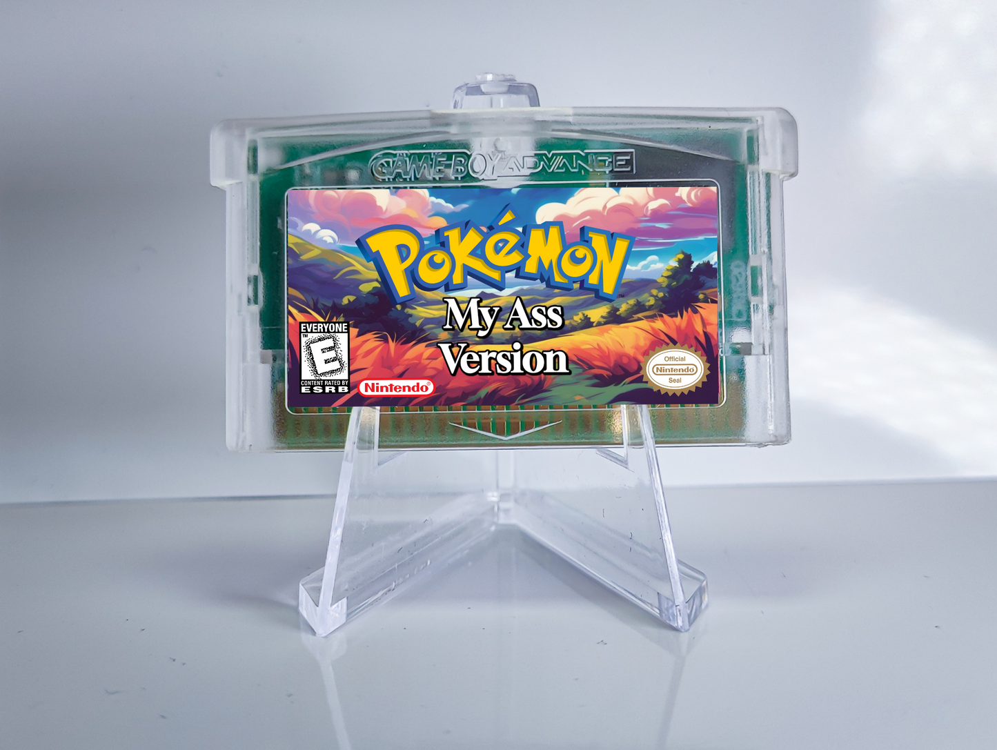Pokemon My Ass GBA ROM Hack Cartridge (RTC Option)