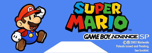 GBA SP Back Label "Super Mario"