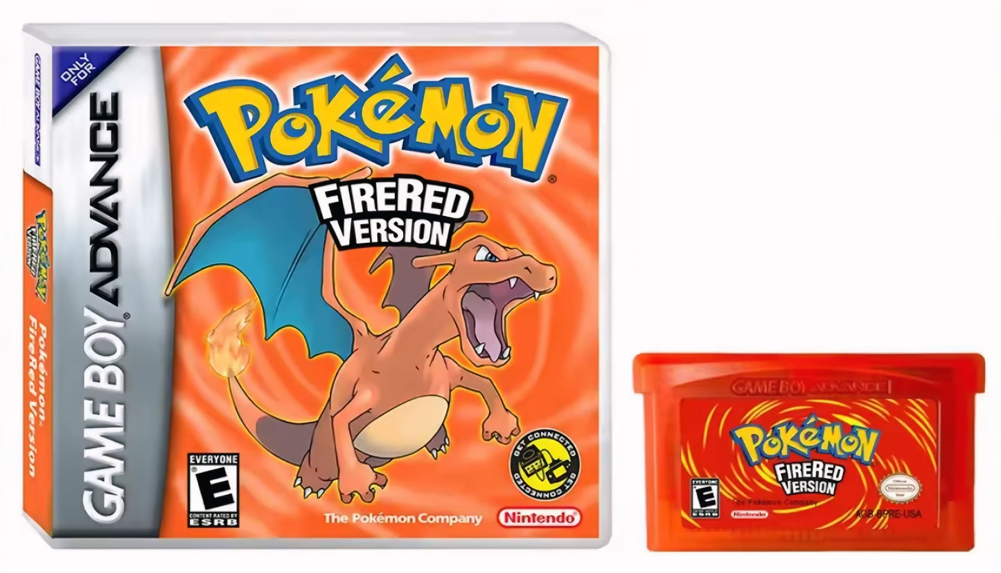 Pokemon FireRed GBA (With RTC & Case)