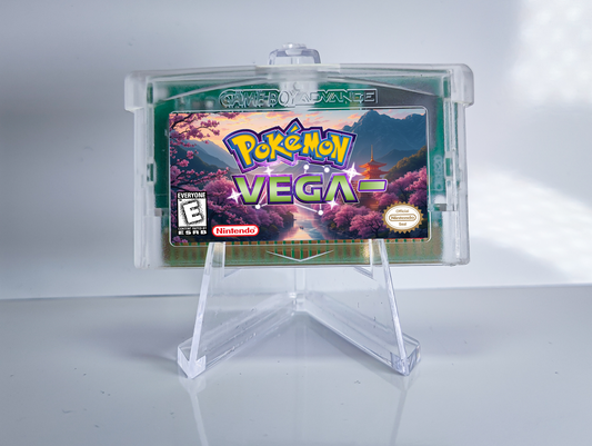 Pokemon Vega Minus GBA ROM Hack Cartridge (RTC Option)
