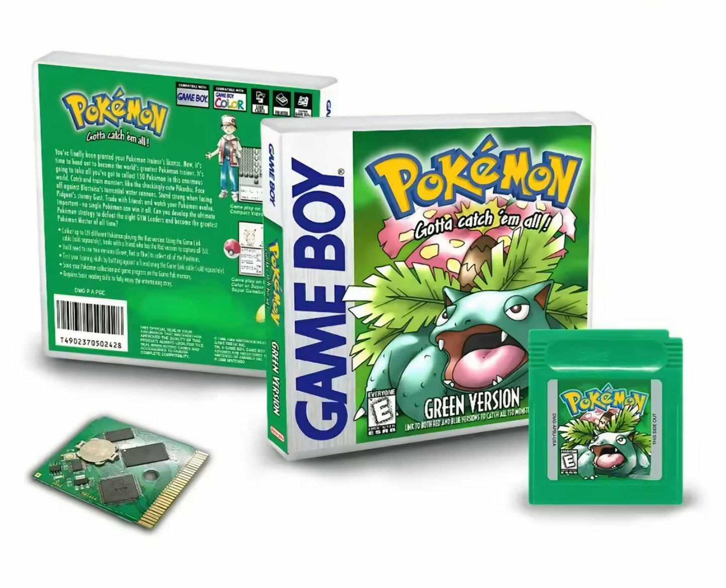 Pokemon Green GB (With Case)