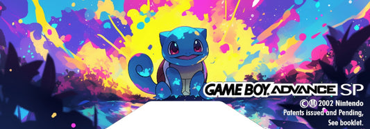 GBA SP Back Label "Pokemon Squirtle"