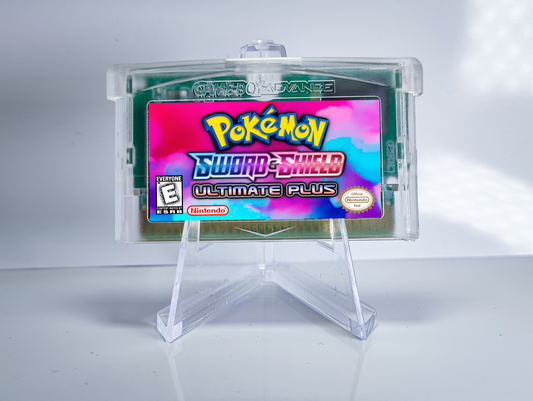 Pokemon Sword And Shield Ultimate Plus GBA ROM Hack Cartridge (Case & RTC Option)