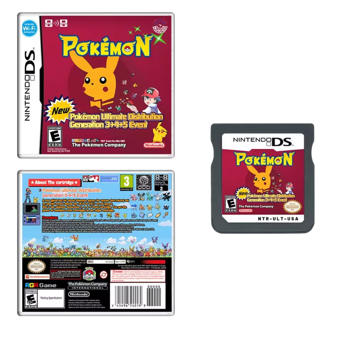 Pokemon Ultimate Event Distribution Cartridge gen 3-5