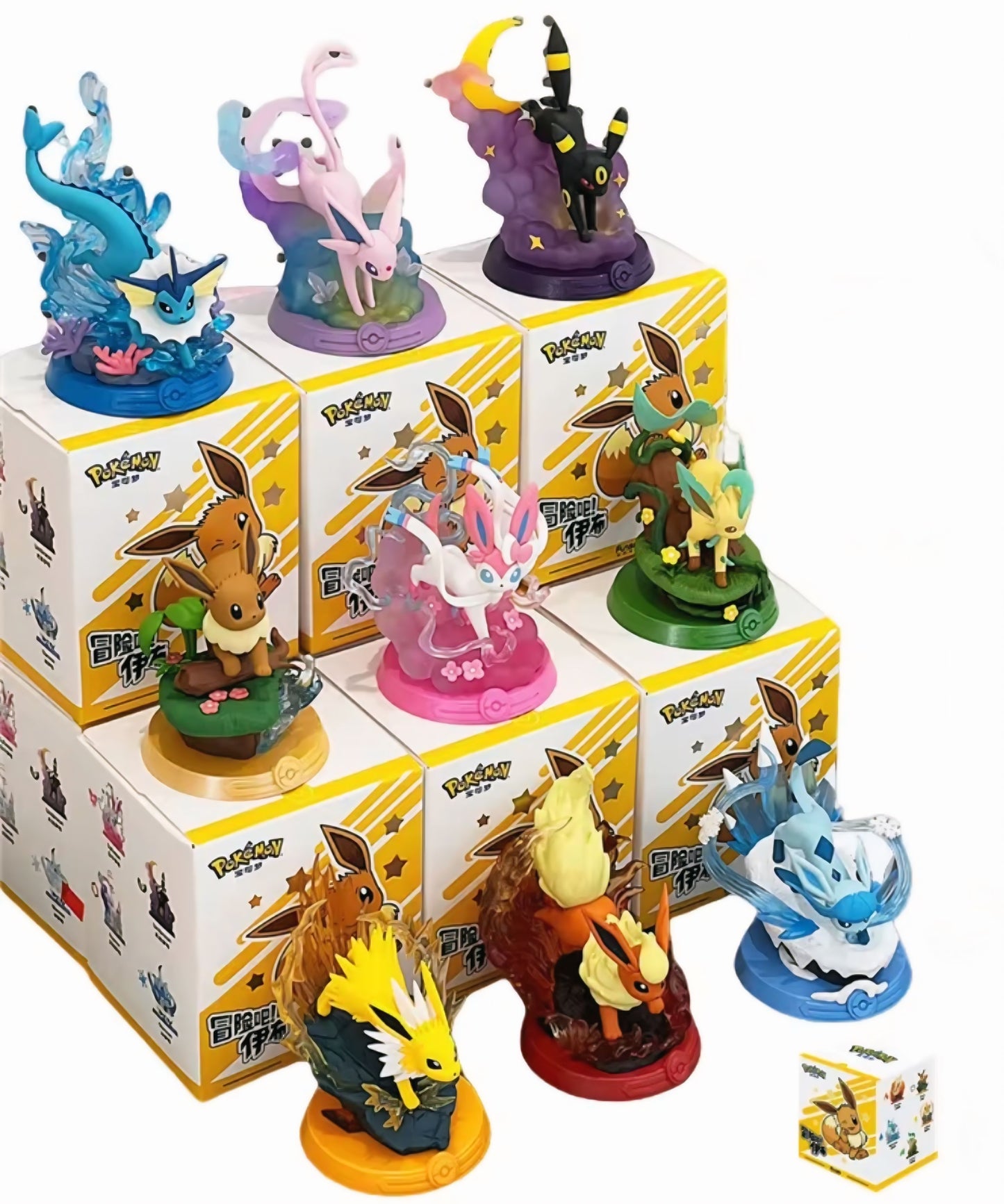 Pokemon Funism Eeveelution Mini Figure Set