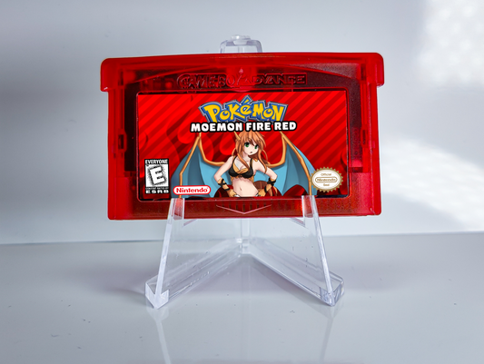 Pokemon Moemon Fire Red GBA ROM Hack Cartridge (RTC Option)