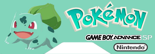 GBA SP Back Label "Pokemon Bulbasaur"