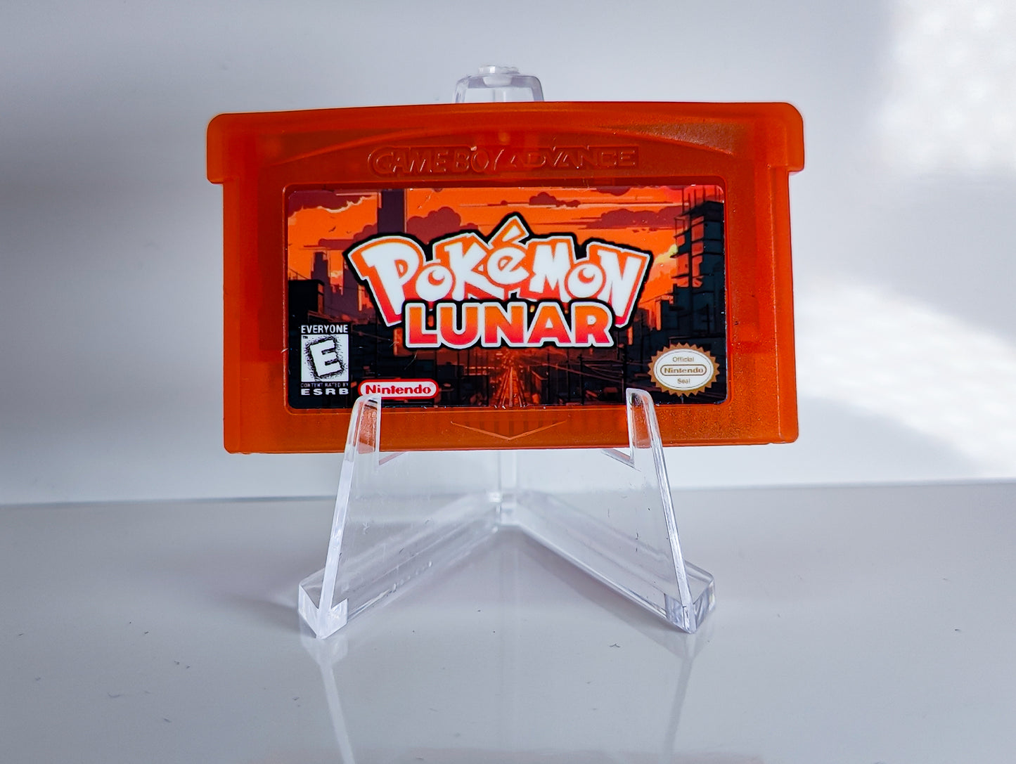 Pokemon Lunar GBA ROM Hack Cartridge (RTC Option)