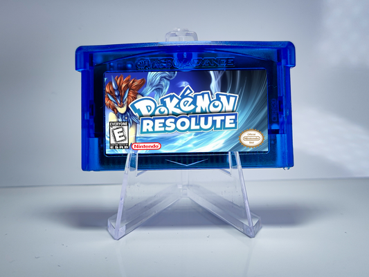 Pokemon Resolute GBA ROM Hack Cartridge (Case & RTC Option)