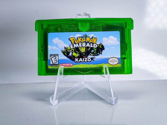 Pokemon Emerald Kaizo GBA ROM Hack Cartridge (RTC Option)