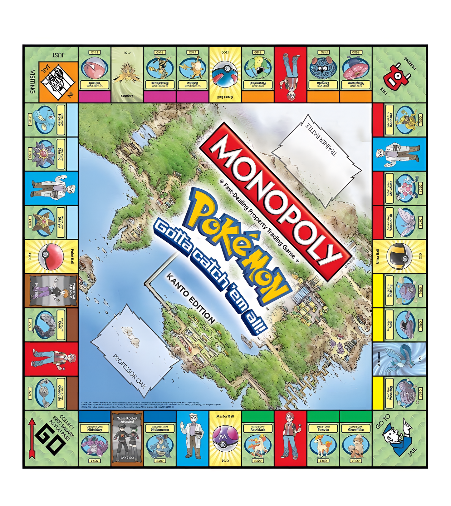 Pokemon Monopoly Kanto & Johto Edition