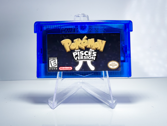 Pokemon Pisces GBA ROM Hack Cartridge (RTC Option)