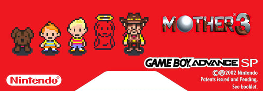 GBA SP Back Label "Mother 3"