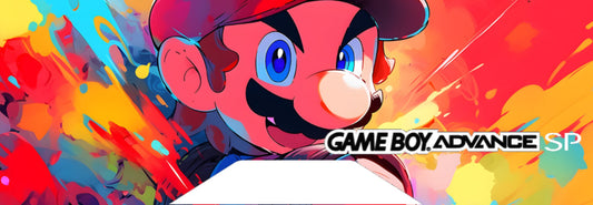 GBA SP Back Label "Mario"