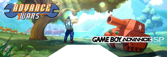GBA SP Back Label "Advance Wars"