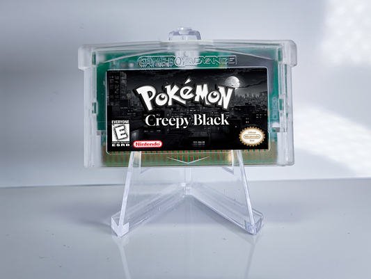 Pokemon Creepy Black GBA ROM Hack Cartridge (RTC Option)