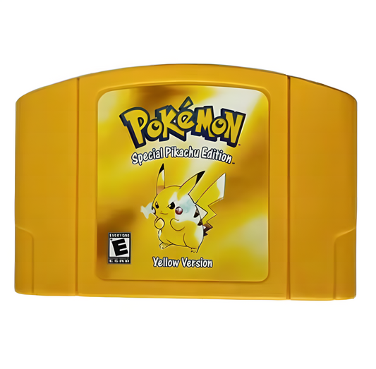 Pokemon Yellow N64 Cartridge (NTSC)