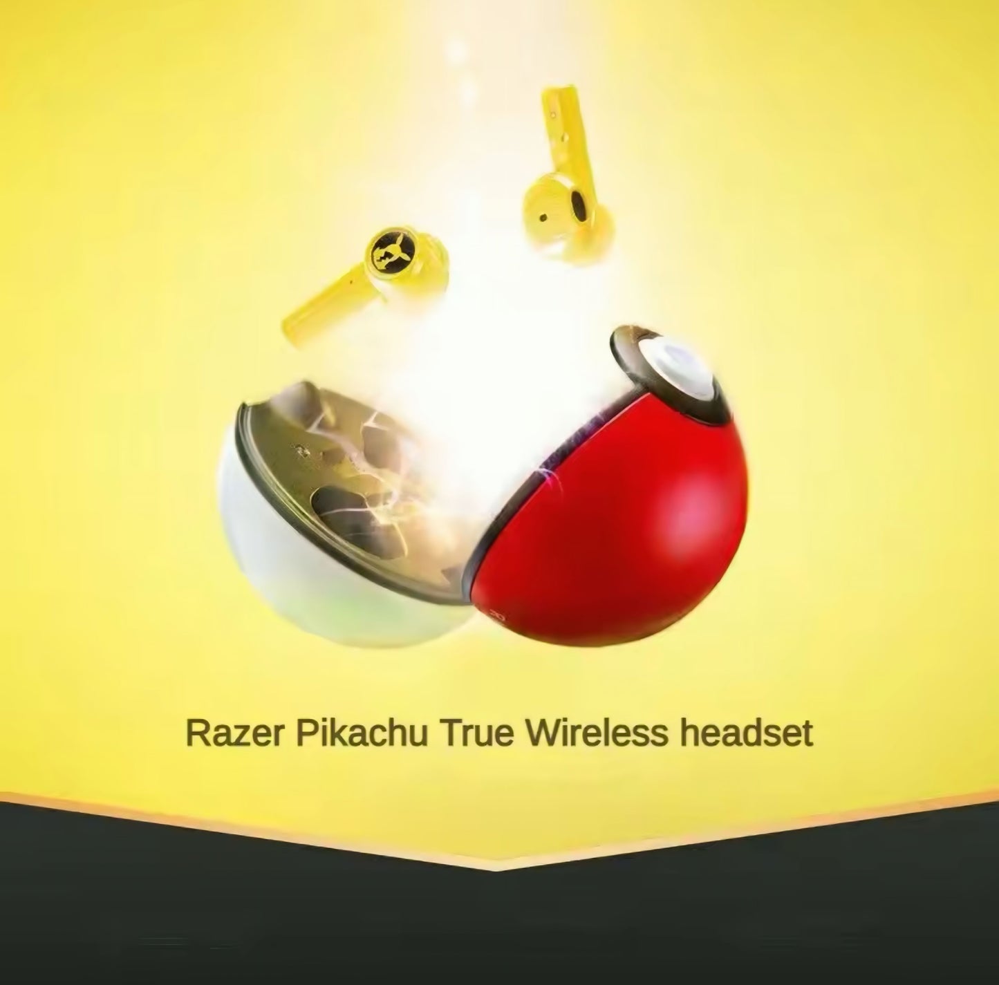 Razer Pikachu Bluetooth 5.0 Earbuds With PokeBall Case