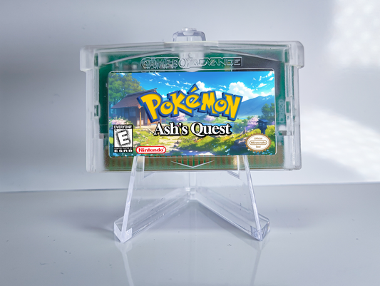 Pokemon Ash's Quest GBA ROM Hack Cartridge (RTC Option)