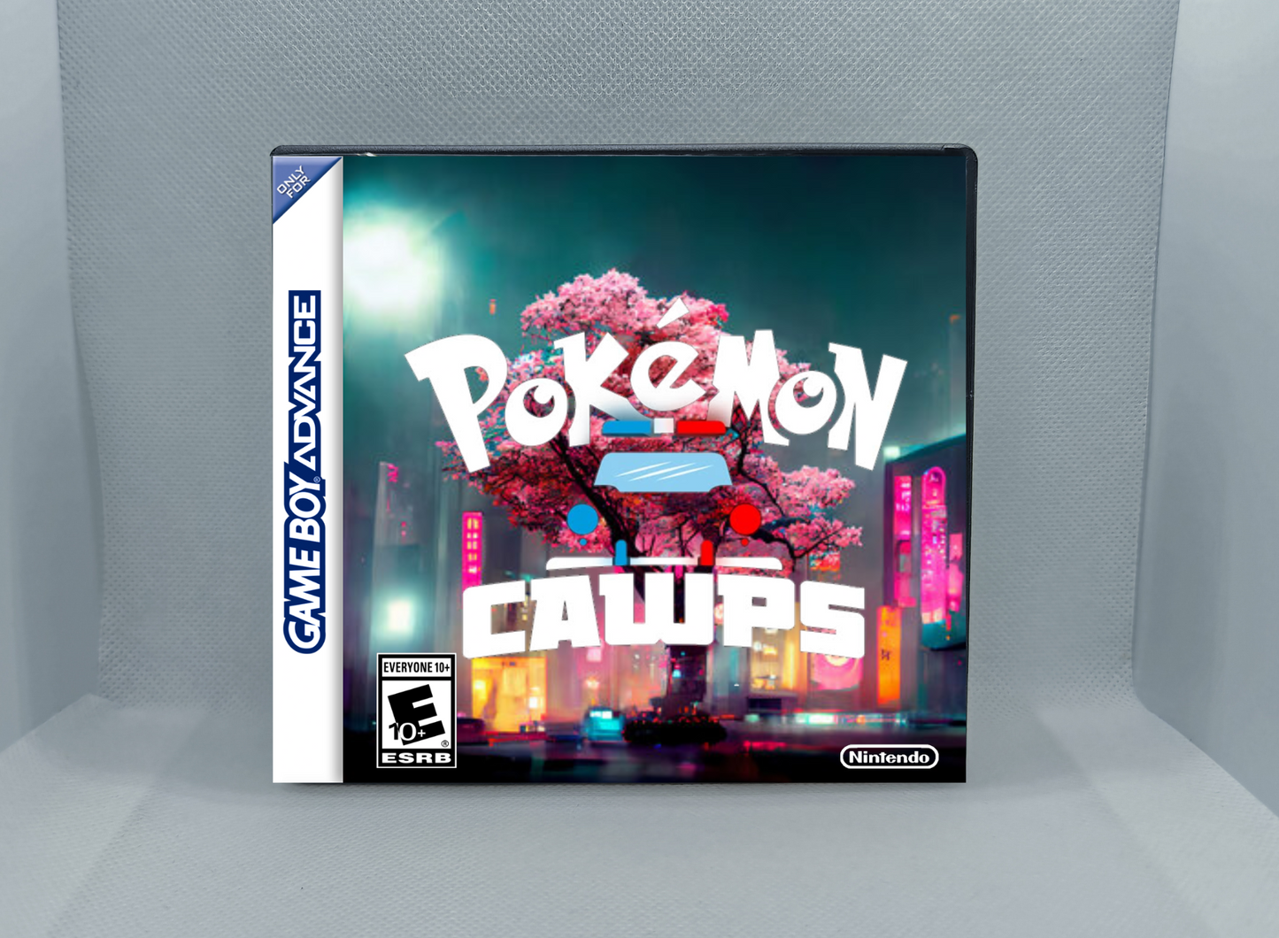 Pokemon Cawps GBA ROM Hack Cartridge (Case & RTC Option)