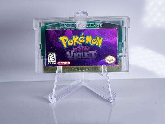 Pokemon Dark Violet GBA ROM Hack Cartridge (Case & RTC Option)