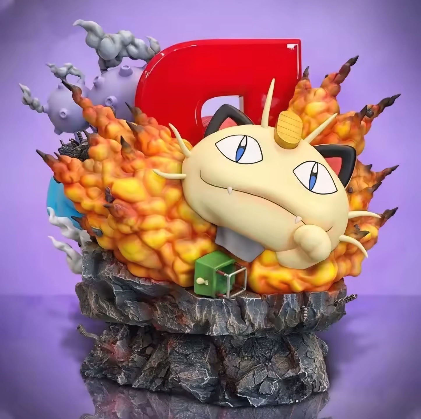 Pokemon "Team Rocket" Statue Figure