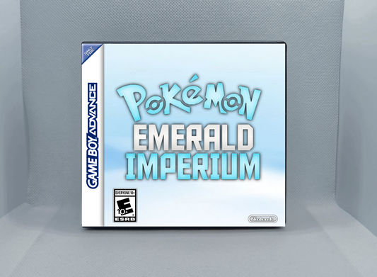Pokemon Emerald Imperium GBA ROM Hack Cartridge (Case & RTC Option)