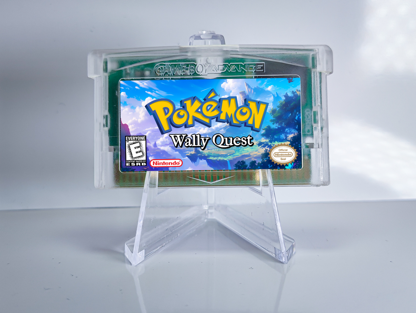 Pokemon Wally Quest GBA ROM Hack Cartridge (RTC Option)